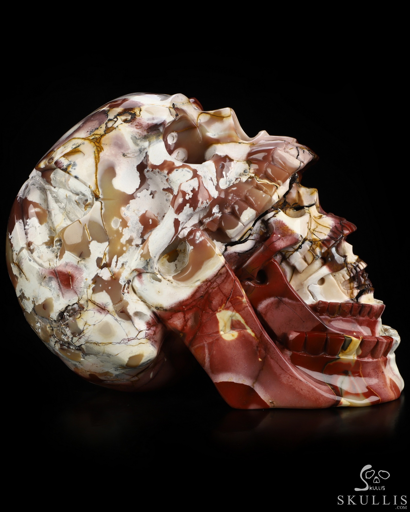 Oct 4, 2026 ACSAD (A Crystal Skull a Day) - Skullception - 9.4" Mookaite Jasper Hand Carved Crystal Skull Fine Art Sculpture, Crystal Healing Oct 4, 2026 ACSAD (A Crystal Skull a Day) - Skullception - 9.4" Mookaite Jasper Hand Carved Crystal Skull Fine Art Sculpture, Crystal Healing