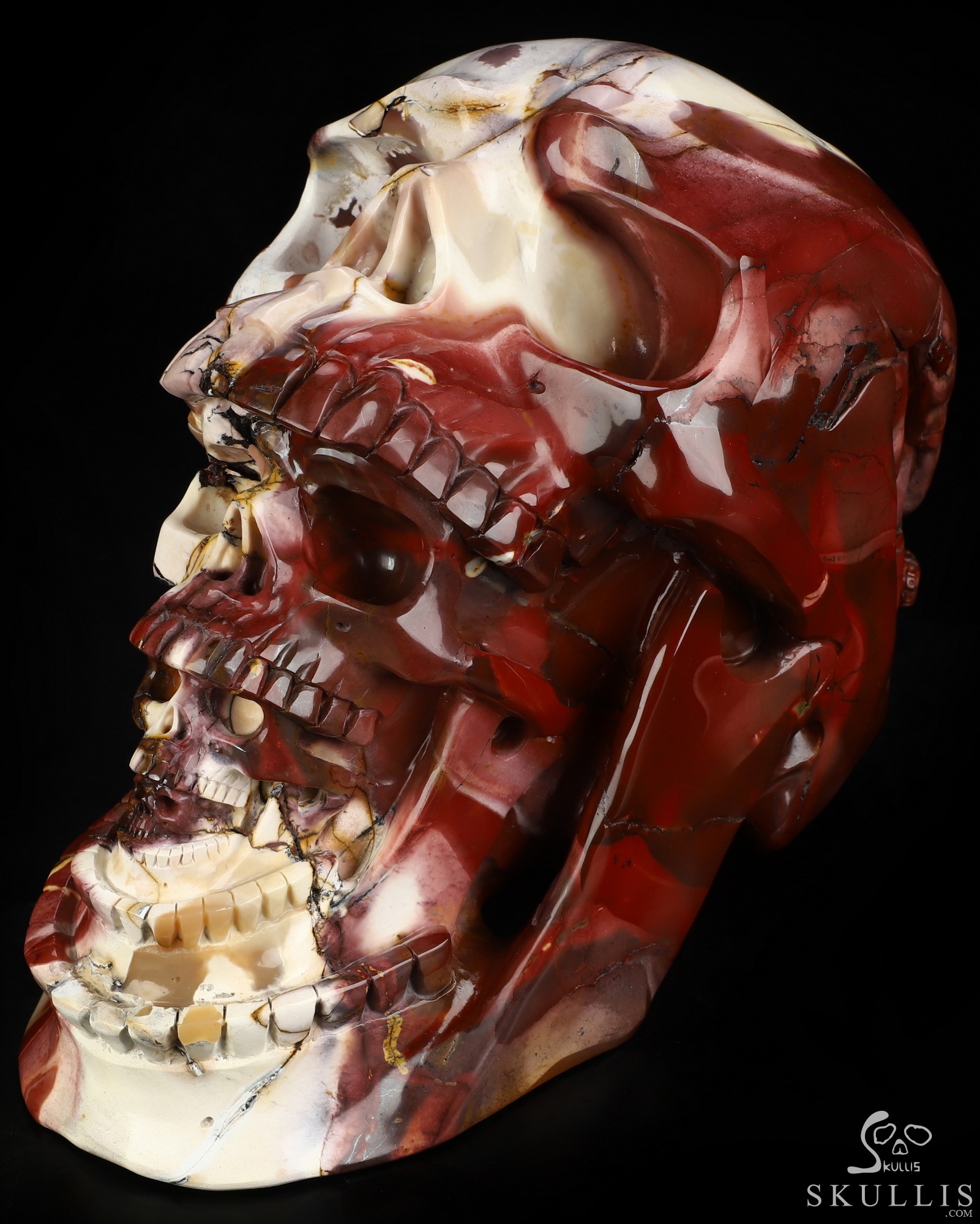 Oct 4, 2026 ACSAD (A Crystal Skull a Day) - Skullception - 9.4" Mookaite Jasper Hand Carved Crystal Skull Fine Art Sculpture, Crystal Healing Oct 4, 2026 ACSAD (A Crystal Skull a Day) - Skullception - 9.4" Mookaite Jasper Hand Carved Crystal Skull Fine Art Sculpture, Crystal Healing