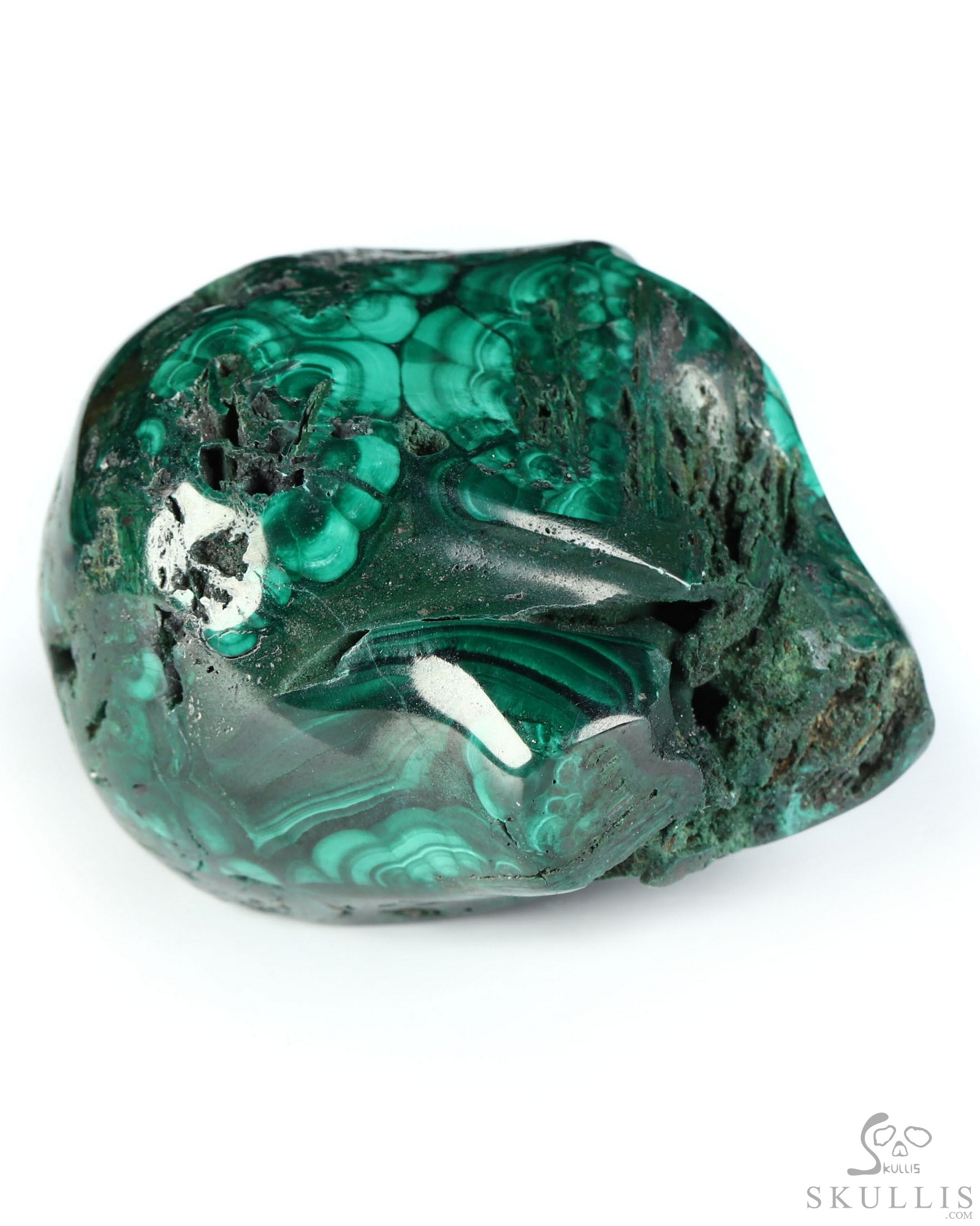 Gemstone 1.9" Malachite Star Being Female Alien Crystal Skull Companion, Hand Carved Gemstone Fine Art Sculpture, Reiki Healing Stone Statue Gemstone 1.9" Malachite Star Being Female Alien Crystal Skull Companion, Hand Carved Gemstone Fine Art Sculpture, Reiki Healing Stone Statue