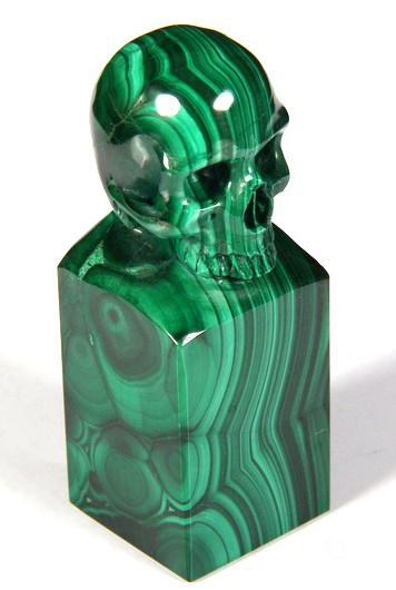 malachite sculpture