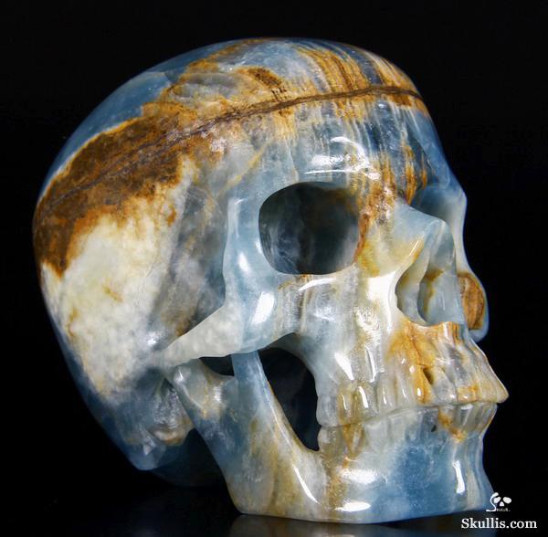 HUGE 4.0" Argentinian Onyx Carved Crystal Skull, Super Realistic HUGE 4.0" Argentinian Onyx Carved Crystal Skull, Super Realistic
