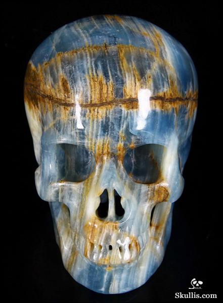 HUGE 4.0" Argentinian Onyx Carved Crystal Skull, Super Realistic HUGE 4.0" Argentinian Onyx Carved Crystal Skull, Super Realistic