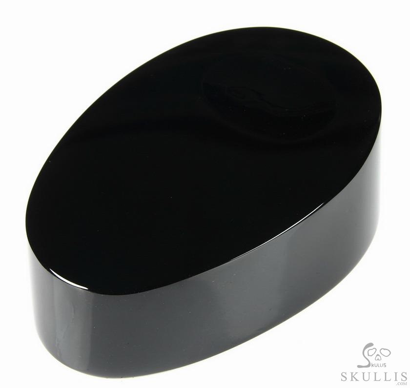 Huge 5.3" Black Obsidian Carved Crystal Stand for sculpture Huge 5.3" Black Obsidian Carved Crystal Stand for sculpture