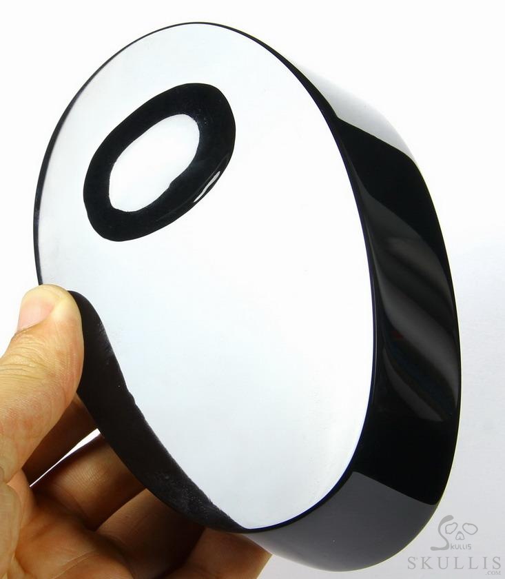 Huge 5.3" Black Obsidian Carved Crystal Stand for sculpture Huge 5.3" Black Obsidian Carved Crystal Stand for sculpture