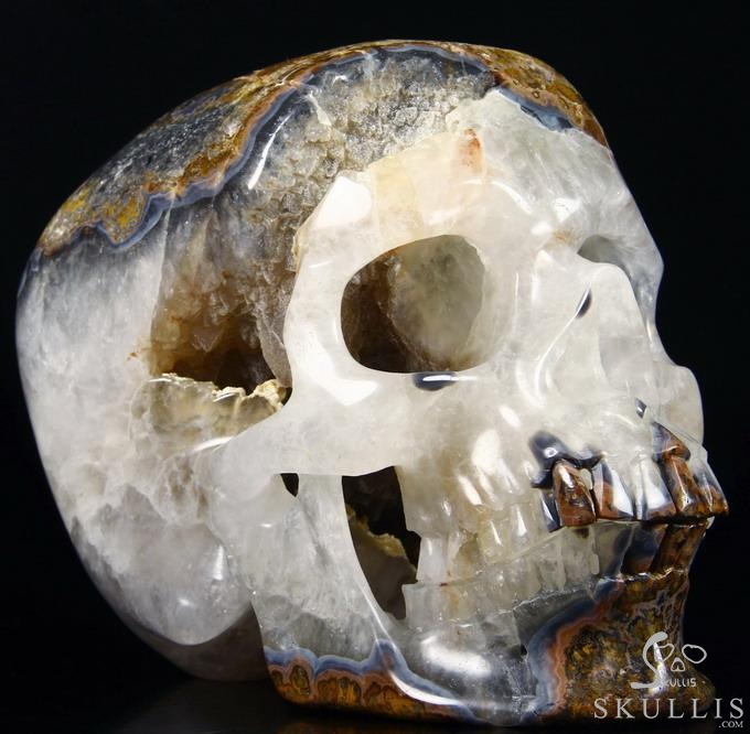 RERE Lifesized 7.3" Empire Red Agate Carved Crystal Skull,Super Realistic, GEODE RERE Lifesized 7.3" Empire Red Agate Carved Crystal Skull,Super Realistic, GEODE
