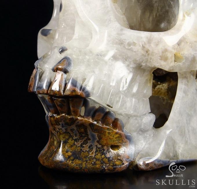 RERE Lifesized 7.3" Empire Red Agate Carved Crystal Skull,Super Realistic, GEODE RERE Lifesized 7.3" Empire Red Agate Carved Crystal Skull,Super Realistic, GEODE