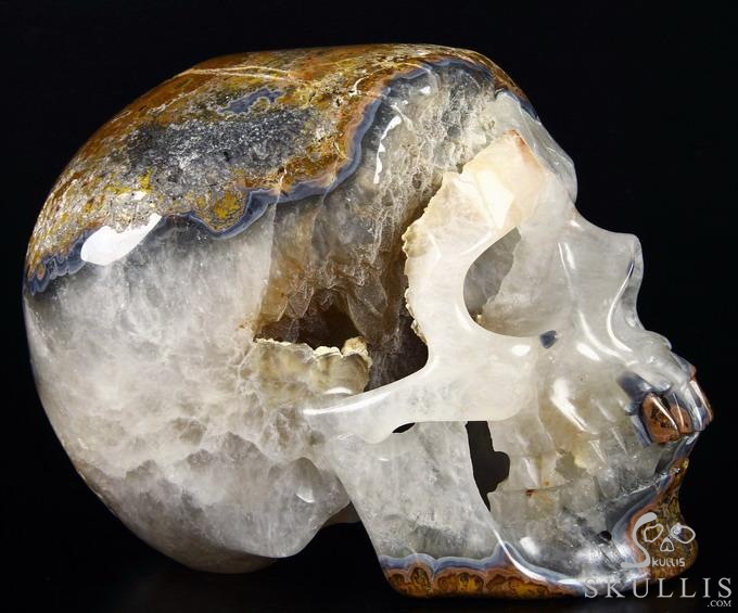 RERE Lifesized 7.3" Empire Red Agate Carved Crystal Skull,Super Realistic, GEODE RERE Lifesized 7.3" Empire Red Agate Carved Crystal Skull,Super Realistic, GEODE