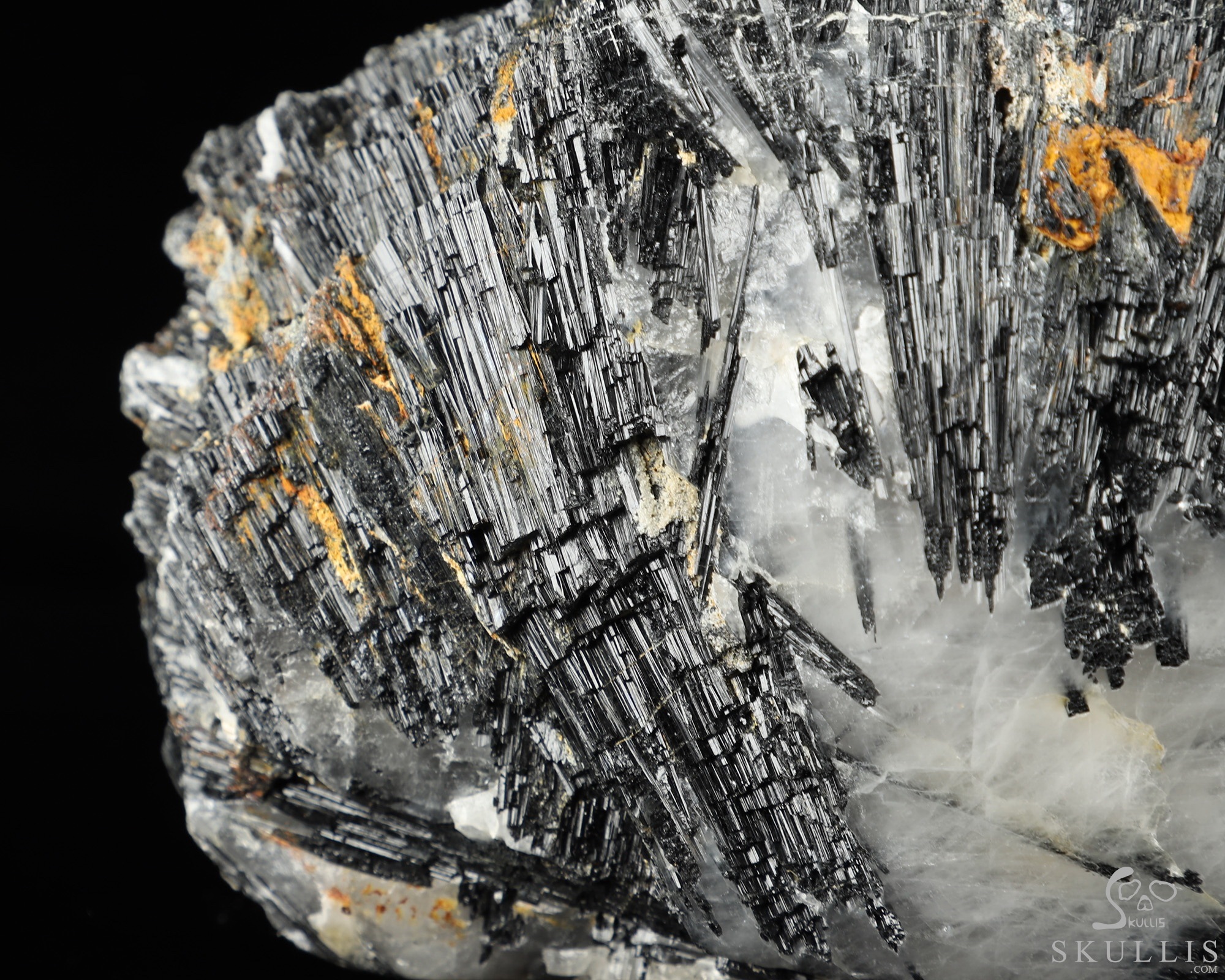 Nice Mineral Huge 6.7" Tourmaline Quartz Carved Crystal Skull Sculpture Nice Mineral Huge 6.7" Tourmaline Quartz Carved Crystal Skull Sculpture