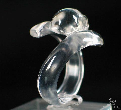 Jawless Crown - US size 10 Quartz Rock Crystal Hand Carved Crystal Skull Ring, Crystal Healing Skull Jewelry, for Women & Men Jawless Crown - US size 10 Quartz Rock Crystal Hand Carved Crystal Skull Ring, Crystal Healing Skull Jewelry, for Women & Men