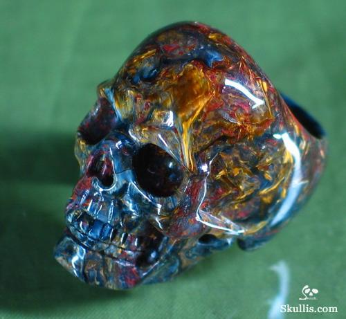 Stone skull ring deals