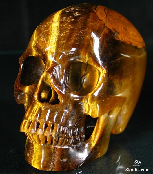 Tiger eye shop gemstone skull