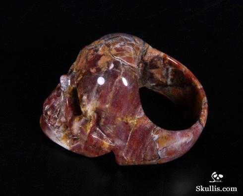 Size 11, Pietersite Carved Crystal Skull Size 11, Pietersite Carved Crystal Skull