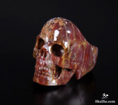 Size 11, Pietersite Carved Crystal Skull Size 11, Pietersite Carved Crystal Skull