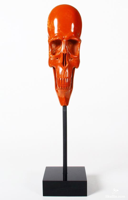 Apr 5, 2015 ACSAD (A Crystal Skull a Day) - Mind Your Head - Red Jasper Elongated Carved Crystal Skull Sculpture with Stand Apr 5, 2015 ACSAD (A Crystal Skull a Day) - Mind Your Head - Red Jasper Elongated Carved Crystal Skull Sculpture with Stand