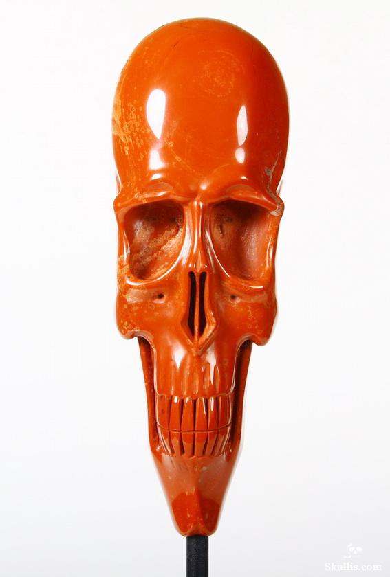 Apr 5, 2015 ACSAD (A Crystal Skull a Day) - Mind Your Head - Red Jasper Elongated Carved Crystal Skull Sculpture with Stand Apr 5, 2015 ACSAD (A Crystal Skull a Day) - Mind Your Head - Red Jasper Elongated Carved Crystal Skull Sculpture with Stand
