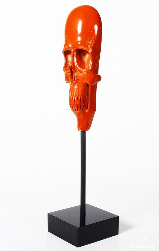 Apr 5, 2015 ACSAD (A Crystal Skull a Day) - Mind Your Head - Red Jasper Elongated Carved Crystal Skull Sculpture with Stand Apr 5, 2015 ACSAD (A Crystal Skull a Day) - Mind Your Head - Red Jasper Elongated Carved Crystal Skull Sculpture with Stand