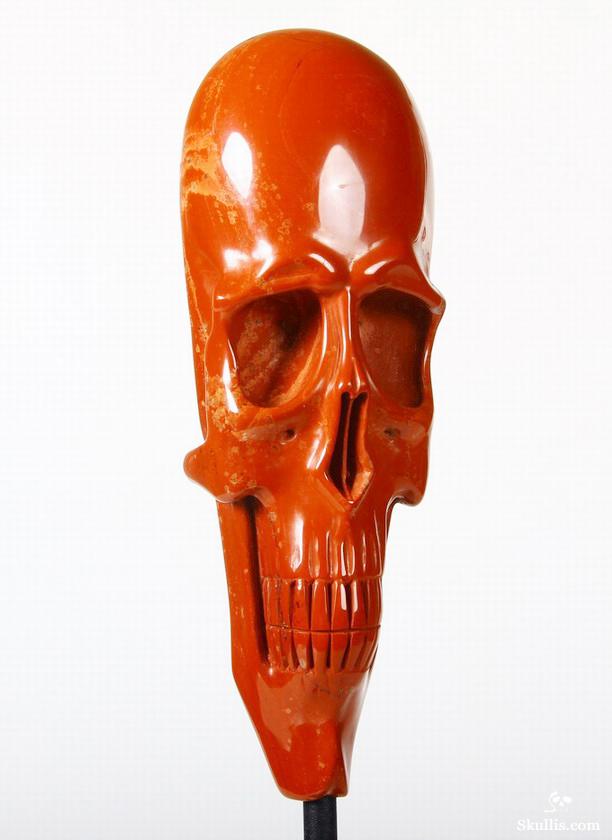 Apr 5, 2015 ACSAD (A Crystal Skull a Day) - Mind Your Head - Red Jasper Elongated Carved Crystal Skull Sculpture with Stand Apr 5, 2015 ACSAD (A Crystal Skull a Day) - Mind Your Head - Red Jasper Elongated Carved Crystal Skull Sculpture with Stand