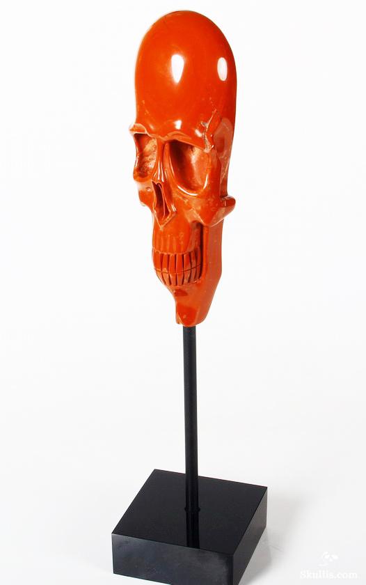 Apr 5, 2015 ACSAD (A Crystal Skull a Day) - Mind Your Head - Red Jasper Elongated Carved Crystal Skull Sculpture with Stand Apr 5, 2015 ACSAD (A Crystal Skull a Day) - Mind Your Head - Red Jasper Elongated Carved Crystal Skull Sculpture with Stand
