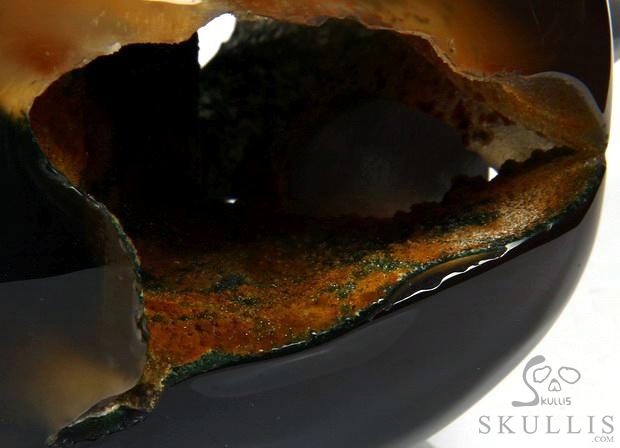 AMAZING UNIQUE HUGE GEODE 5.5" Agate Carved Crystal Skull AMAZING UNIQUE HUGE GEODE 5.5" Agate Carved Crystal Skull