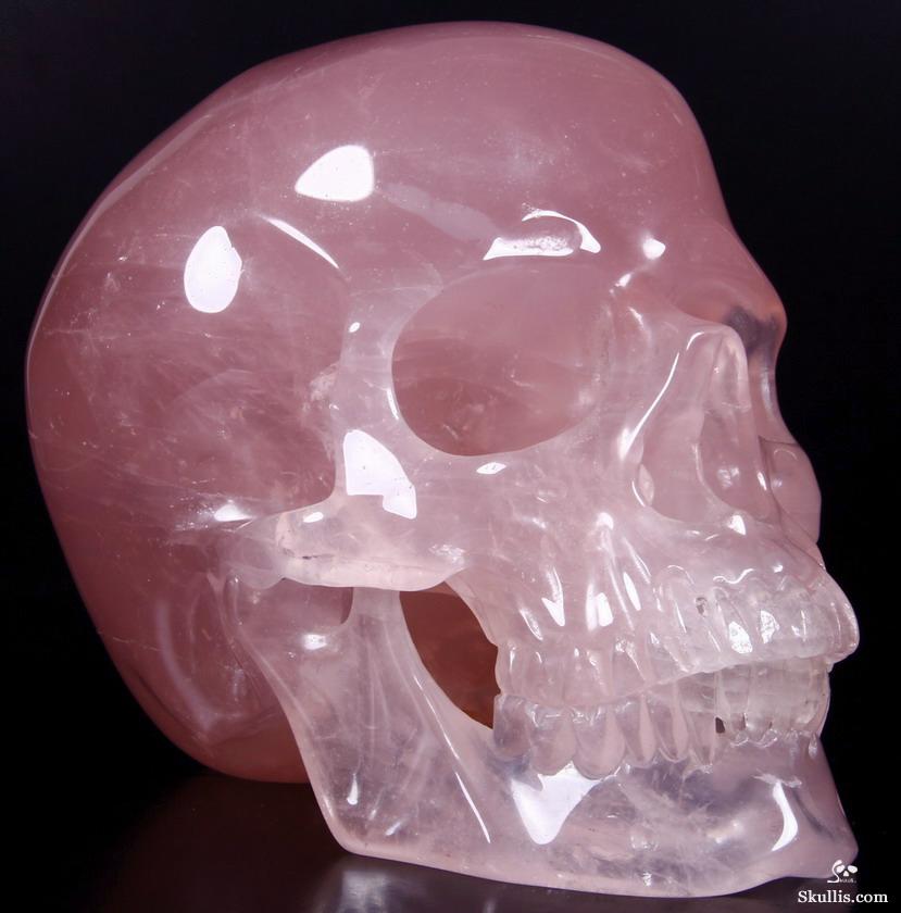 Sept 16, 2014 ACSAD (A Crystal Skull a Day) - Enduing Love - Giant Top Quality Rose Quartz Carved Crystal Skull Sculpture Sept 16, 2014 ACSAD (A Crystal Skull a Day) - Enduing Love - Giant Top Quality Rose Quartz Carved Crystal Skull Sculpture