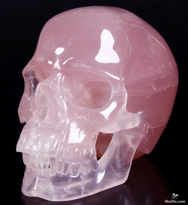 Sept 16, 2014 ACSAD (A Crystal Skull a Day) - Enduing Love - Giant Top Quality Rose Quartz Carved Crystal Skull Sculpture Sept 16, 2014 ACSAD (A Crystal Skull a Day) - Enduing Love - Giant Top Quality Rose Quartz Carved Crystal Skull Sculpture