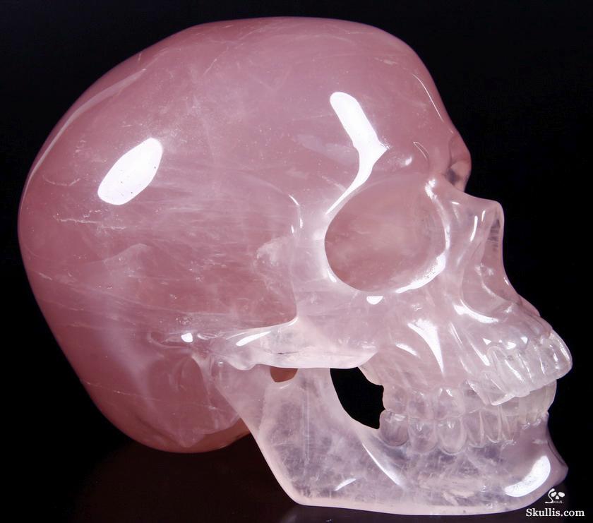 Sept 16, 2014 ACSAD (A Crystal Skull a Day) - Enduing Love - Giant Top Quality Rose Quartz Carved Crystal Skull Sculpture Sept 16, 2014 ACSAD (A Crystal Skull a Day) - Enduing Love - Giant Top Quality Rose Quartz Carved Crystal Skull Sculpture