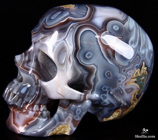 Apr 28, 2015 ACSAD (A Crystal Skull a Day) - Syzygy - Fine Gemstone Mozambique Agate Carved Crystal Skull Sculpture Apr 28, 2015 ACSAD (A Crystal Skull a Day) - Syzygy - Fine Gemstone Mozambique Agate Carved Crystal Skull Sculpture