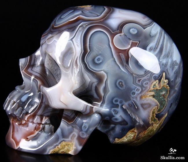 Apr 28, 2015 ACSAD (A Crystal Skull a Day) - Syzygy - Fine Gemstone Mozambique Agate Carved Crystal Skull Sculpture Apr 28, 2015 ACSAD (A Crystal Skull a Day) - Syzygy - Fine Gemstone Mozambique Agate Carved Crystal Skull Sculpture