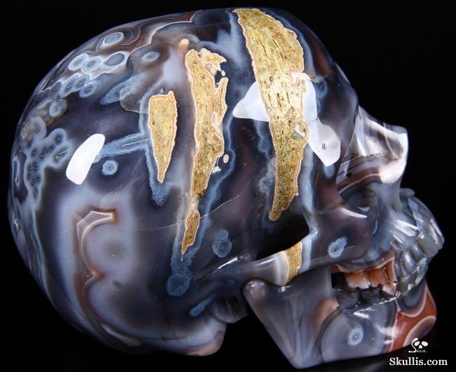 Apr 28, 2015 ACSAD (A Crystal Skull a Day) - Syzygy - Fine Gemstone Mozambique Agate Carved Crystal Skull Sculpture Apr 28, 2015 ACSAD (A Crystal Skull a Day) - Syzygy - Fine Gemstone Mozambique Agate Carved Crystal Skull Sculpture