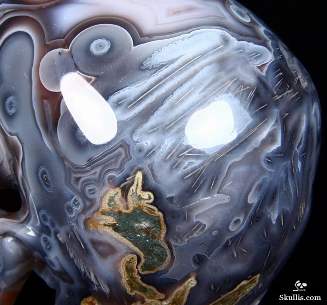 Apr 28, 2015 ACSAD (A Crystal Skull a Day) - Syzygy - Fine Gemstone Mozambique Agate Carved Crystal Skull Sculpture Apr 28, 2015 ACSAD (A Crystal Skull a Day) - Syzygy - Fine Gemstone Mozambique Agate Carved Crystal Skull Sculpture