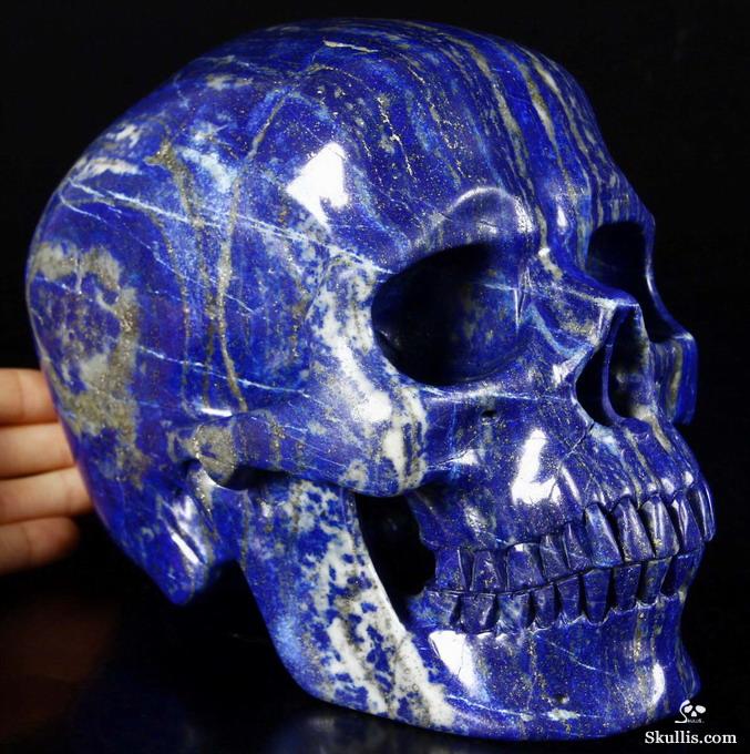 lapis lazuli skull