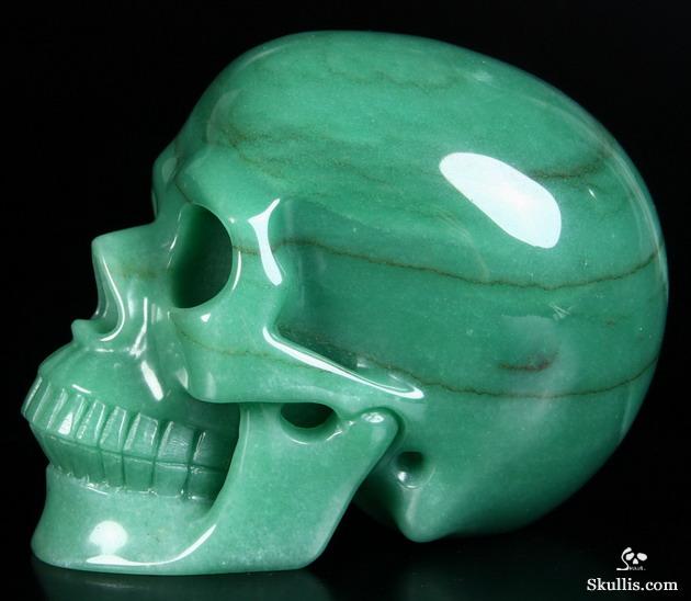 Green Aventurine Skull Green Aventurine Skull
