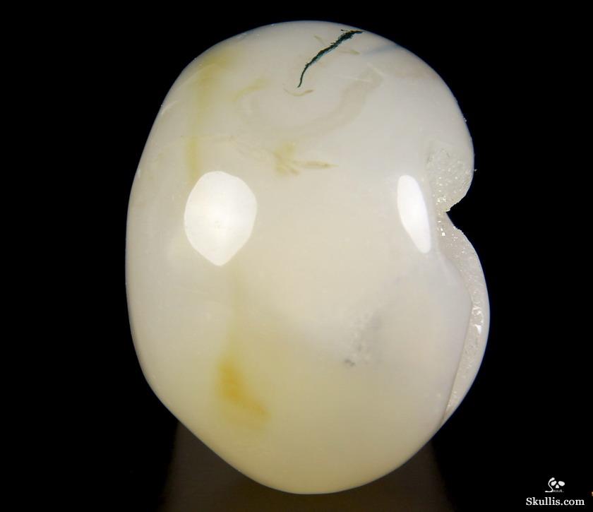 Nice 2.0" Green Moss Agate Geode Carved Crystal Skull Nice 2.0" Green Moss Agate Geode Carved Crystal Skull