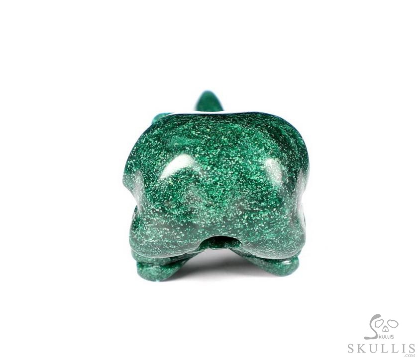Night Pathfinder - 2.2" African Green Stone Verdite Hand Carved Crystal Raven Skull Pendant, Crystal Healing Skull Jewelry, for Women & Men Night Pathfinder - 2.2" African Green Stone Verdite Hand Carved Crystal Raven Skull Pendant, Crystal Healing Skull Jewelry, for Women & Men