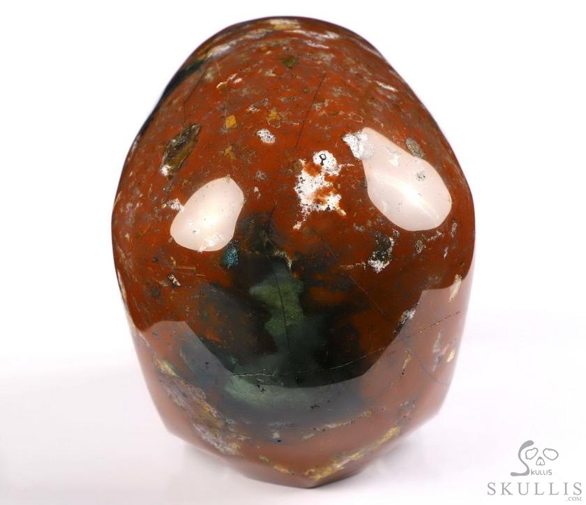 Gemstone Huge 4.7" Indian Agate Carved Crystal Skull,Super Realistic, Crystal Healing Gemstone Huge 4.7" Indian Agate Carved Crystal Skull,Super Realistic, Crystal Healing