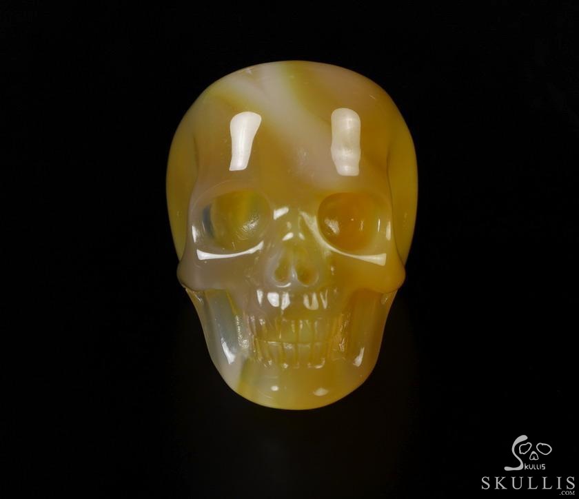 The Poetic Dreamer - US size 9 Carnelian Hand Carved Crystal Skull Ring, Crystal Healing Skull Jewelry, for Women & Men The Poetic Dreamer - US size 9 Carnelian Hand Carved Crystal Skull Ring, Crystal Healing Skull Jewelry, for Women & Men