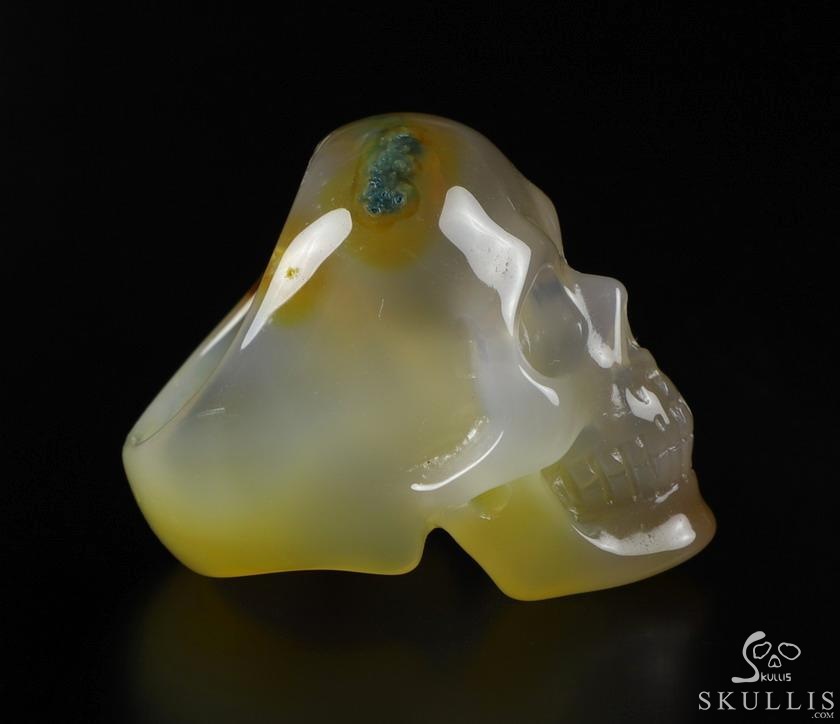 The Poetic Dreamer - US size 8 Carnelian Hand Carved Crystal Skull Ring, Crystal Healing Skull Jewelry, for Women & Men The Poetic Dreamer - US size 8 Carnelian Hand Carved Crystal Skull Ring, Crystal Healing Skull Jewelry, for Women & Men