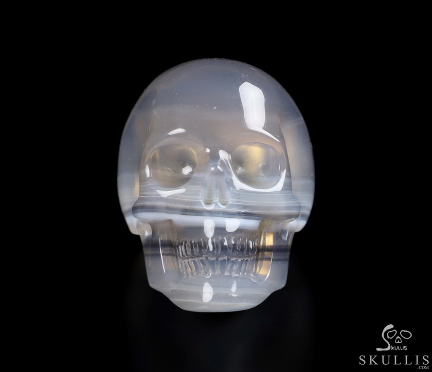 The Poetic Dreamer - US size 10 Agate Hand Carved Crystal Skull Rings, Crystal Healing Skull Jewelry, for Women & Men The Poetic Dreamer - US size 10 Agate Hand Carved Crystal Skull Rings, Crystal Healing Skull Jewelry, for Women & Men