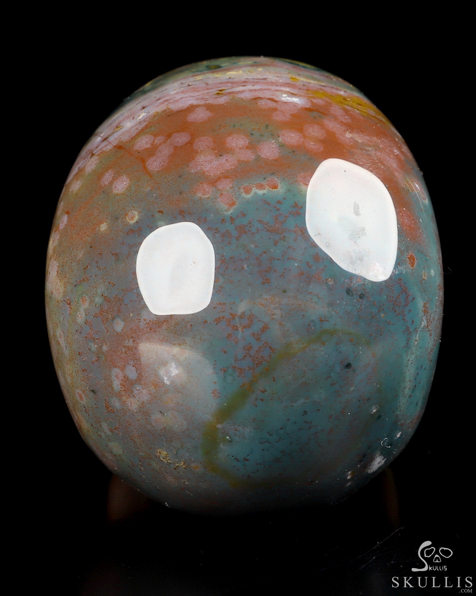 2.0" Bloodstone Carved Crystal Skull,Realistic, Crystal Healing 2.0" Bloodstone Carved Crystal Skull,Realistic, Crystal Healing