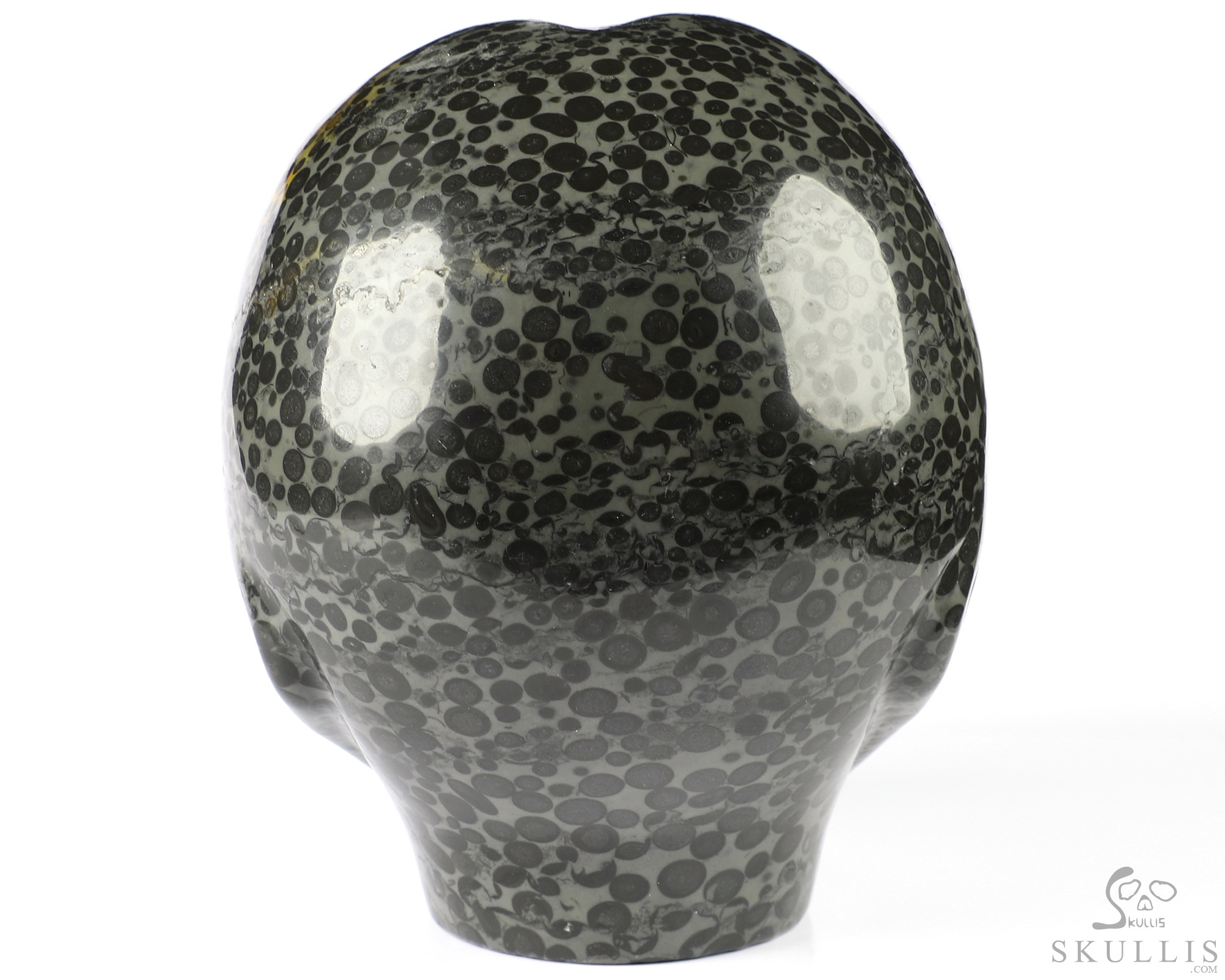 4.1" Chinese Leopard Skin Jasper Star Being Female Alien Crystal Skull Companion With Malachite Eyes, Hand Carved Gemstone Fine Art Sculpture, Reiki Healing Stone Statue 4.1" Chinese Leopard Skin Jasper Star Being Female Alien Crystal Skull Companion With Malachite Eyes, Hand Carved Gemstone Fine Art Sculpture, Reiki Healing Stone Statue