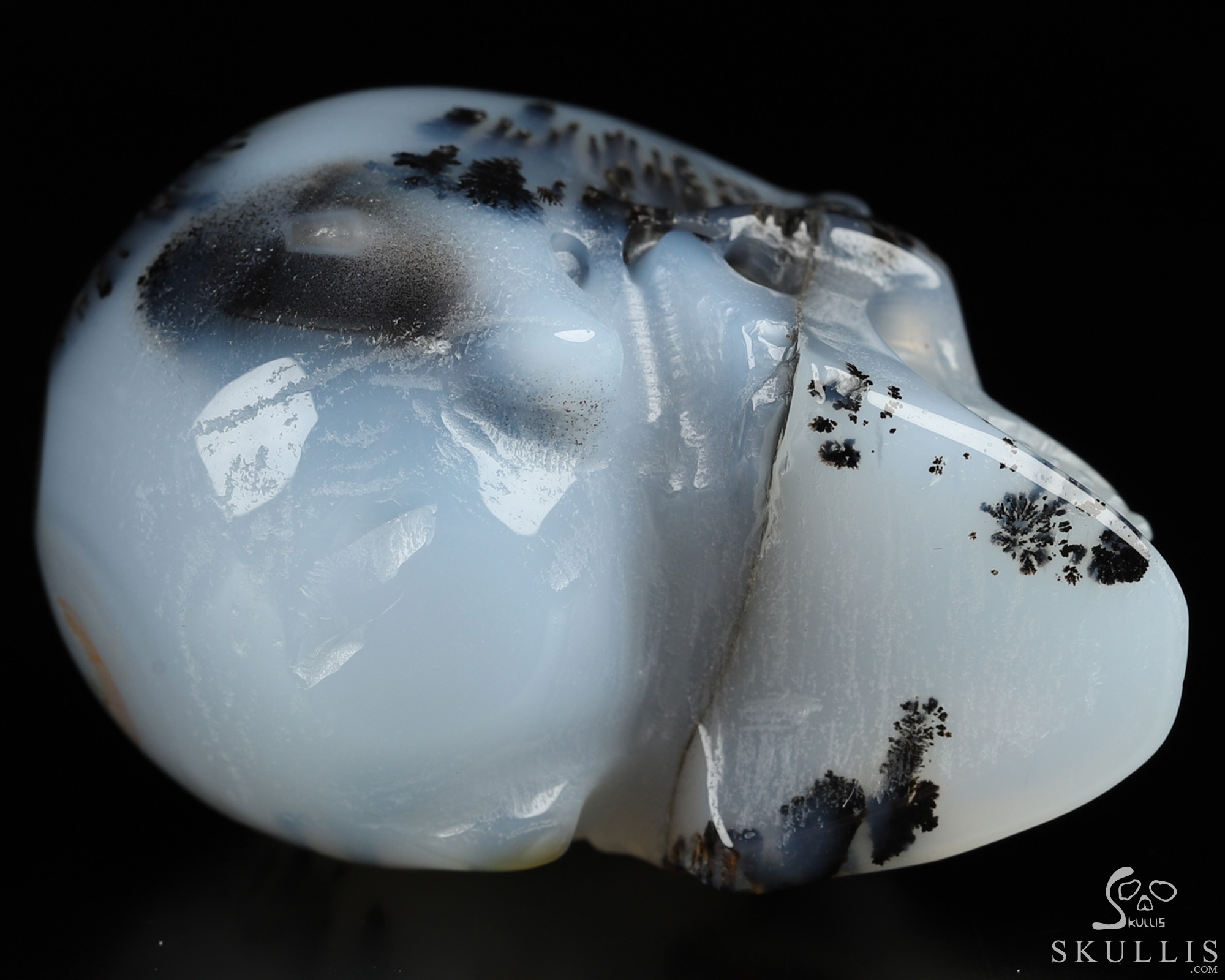 2.0" Sagenitic Agate Hand Carved Crystal Skull, Realistic, Crystal Healing 2.0" Sagenitic Agate Hand Carved Crystal Skull, Realistic, Crystal Healing