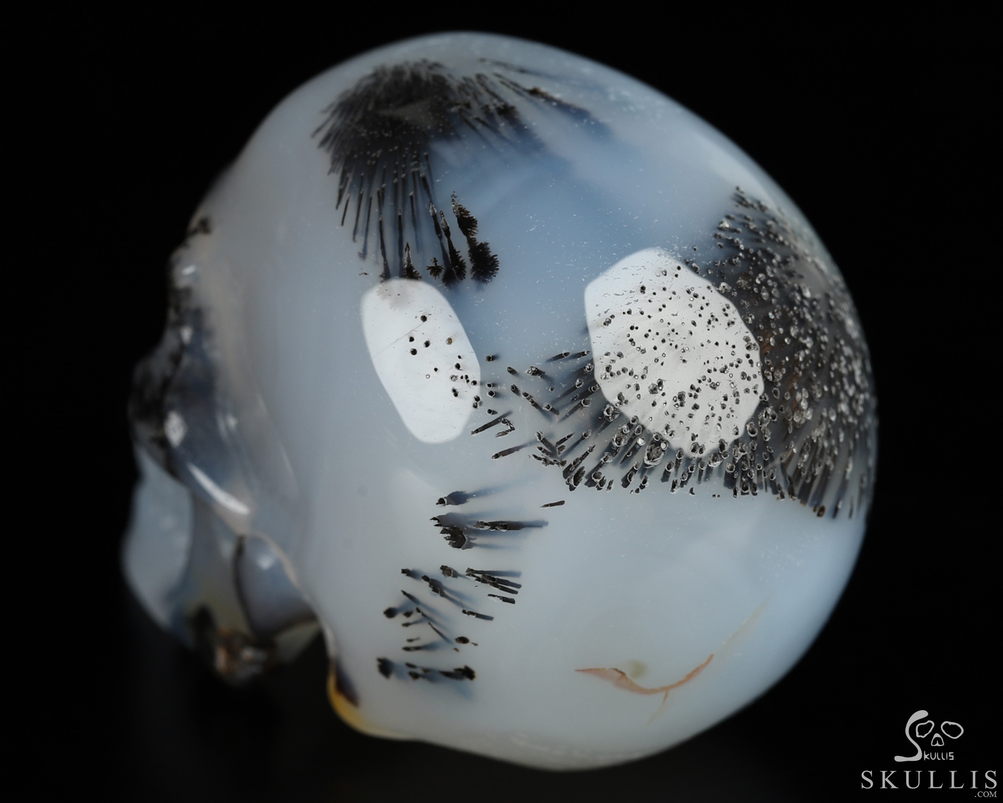 2.0" Sagenitic Agate Hand Carved Crystal Skull, Realistic, Crystal Healing 2.0" Sagenitic Agate Hand Carved Crystal Skull, Realistic, Crystal Healing