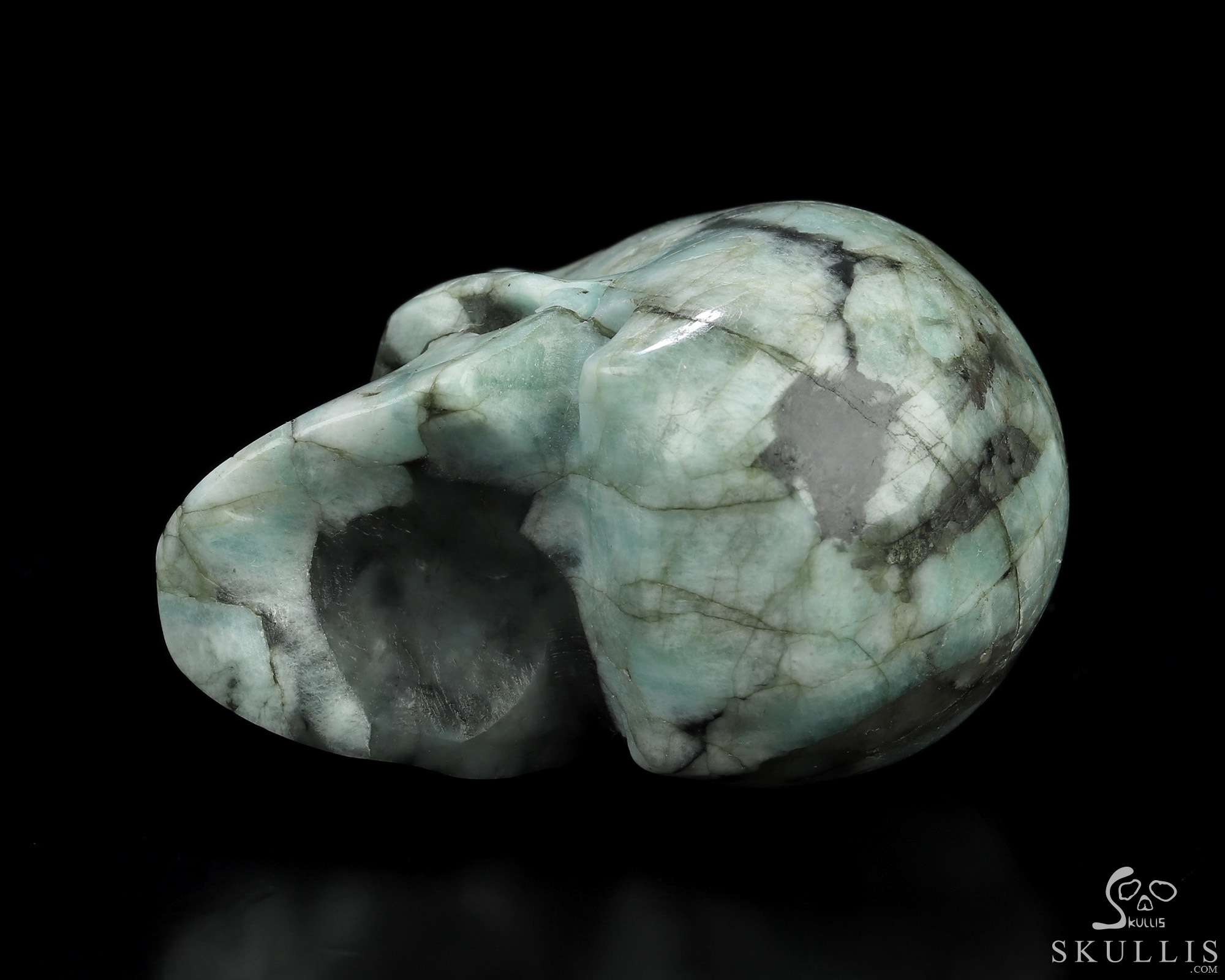 2.0" New Emerald Hand Carved Crystal Skull, Realistic, Crystal Healing 2.0" New Emerald Hand Carved Crystal Skull, Realistic, Crystal Healing