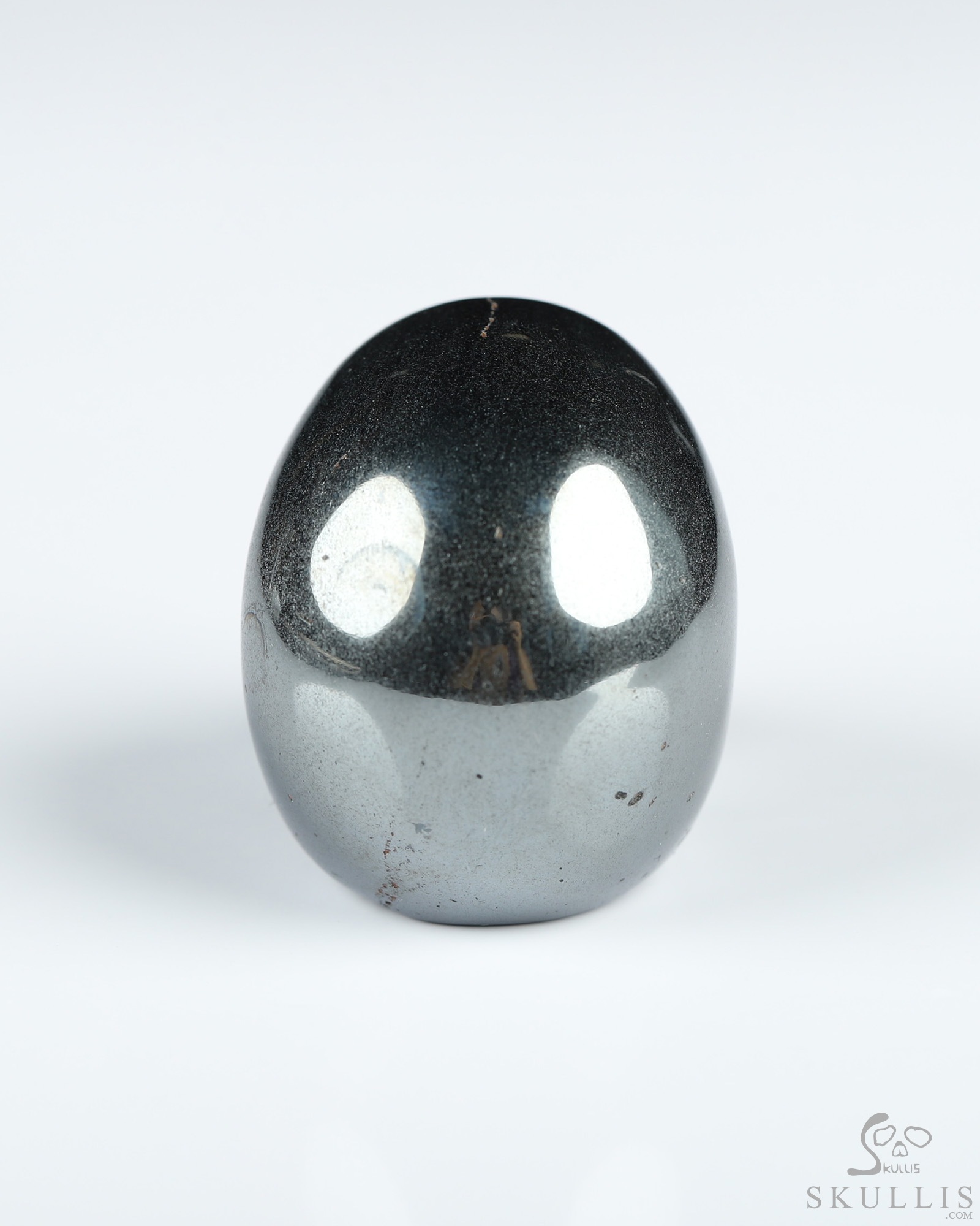 1.3" Hematite Hand Carved Crystal Skull, Realistic, Crystal Healing 1.3" Hematite Hand Carved Crystal Skull, Realistic, Crystal Healing