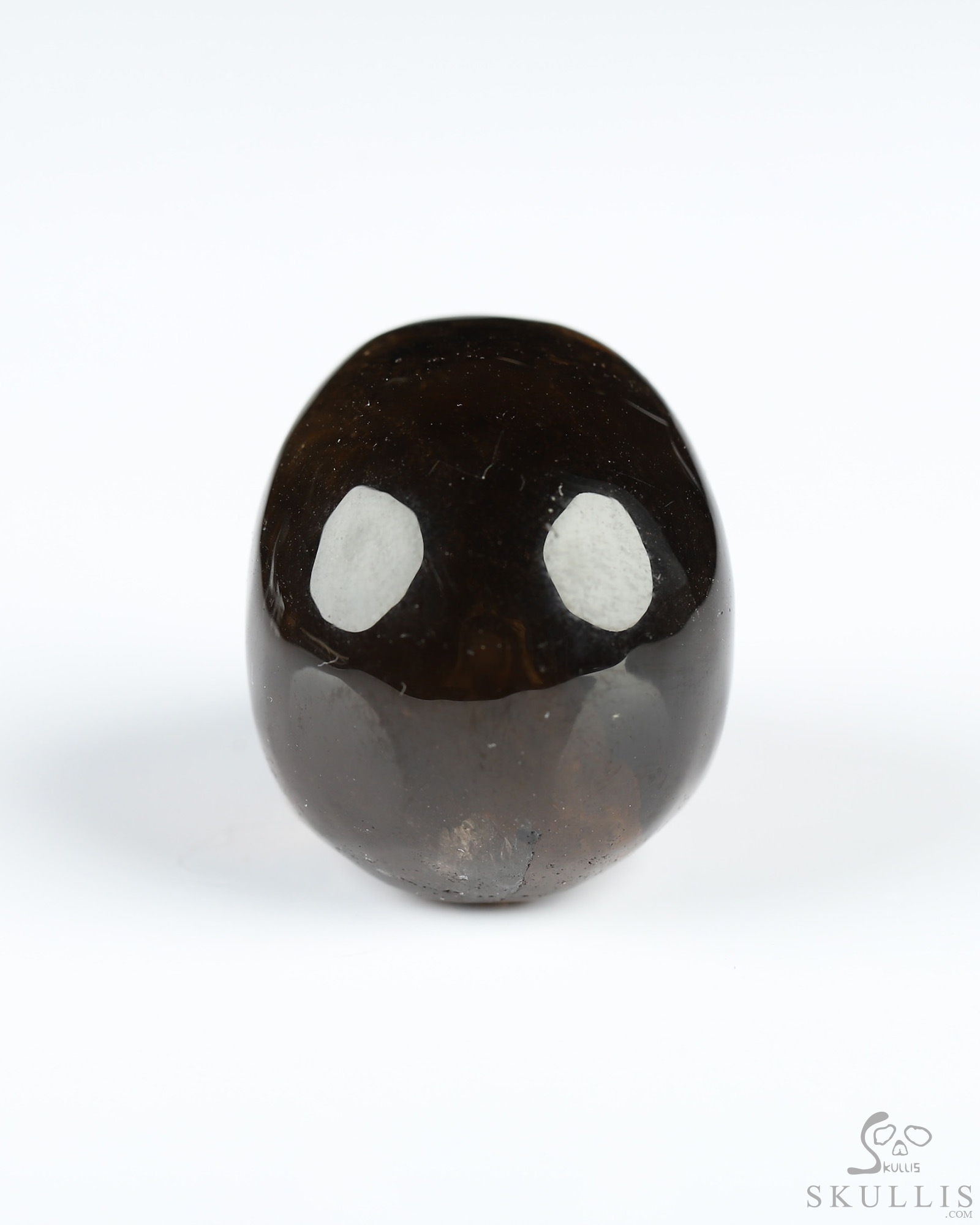 1.1" Smoky Quartz Rock Crystal Hand Carved Crystal Skull, Realistic, Crystal Healing 1.1" Smoky Quartz Rock Crystal Hand Carved Crystal Skull, Realistic, Crystal Healing