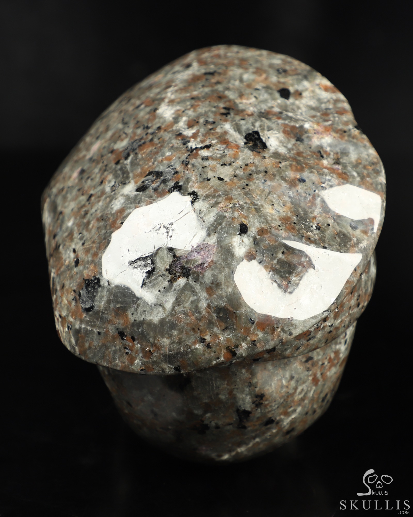 5.5" Yooperlites Hand Carved Beret Crystal Skull Sculpture, Crystal Healing 5.5" Yooperlites Hand Carved Beret Crystal Skull Sculpture, Crystal Healing