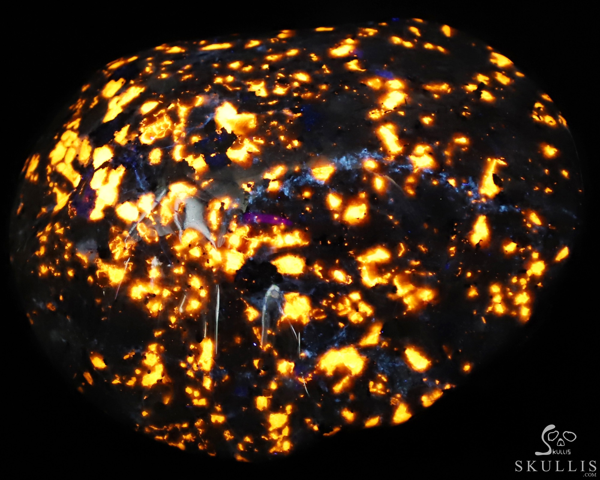 5.5" Yooperlites Hand Carved Beret Crystal Skull Sculpture, Crystal Healing 5.5" Yooperlites Hand Carved Beret Crystal Skull Sculpture, Crystal Healing