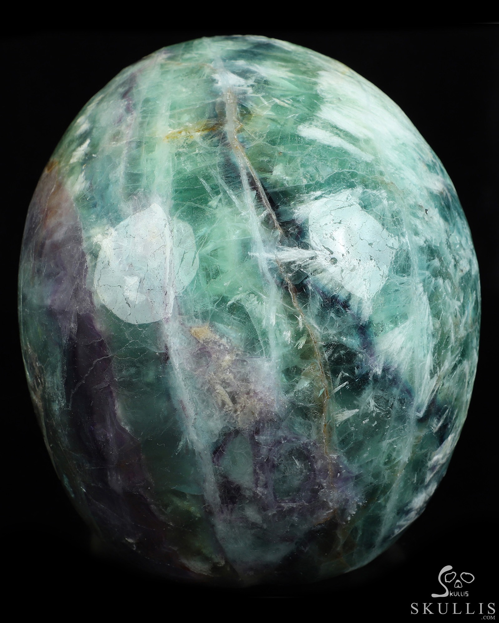 Lifesized 6.7" Fluorite Hand Carved Crystal Skull, Realistic, Crystal Healing Lifesized 6.7" Fluorite Hand Carved Crystal Skull, Realistic, Crystal Healing