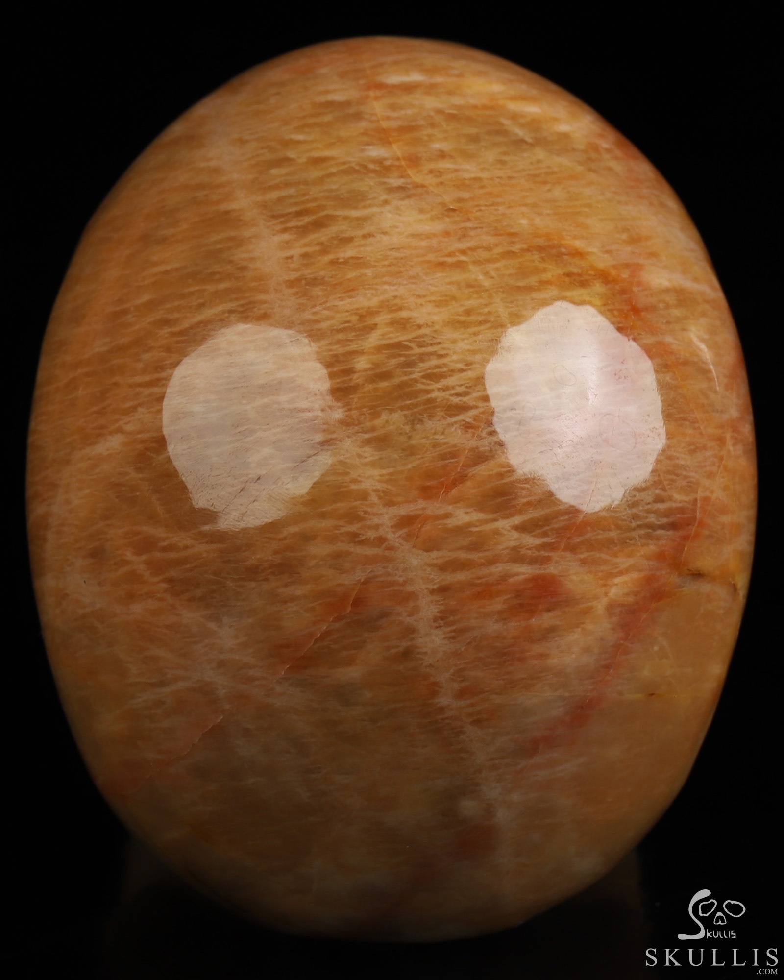 3.5" Sunstone Hand Carved Crystal Skull, Realistic, Crystal Healing 3.5" Sunstone Hand Carved Crystal Skull, Realistic, Crystal Healing