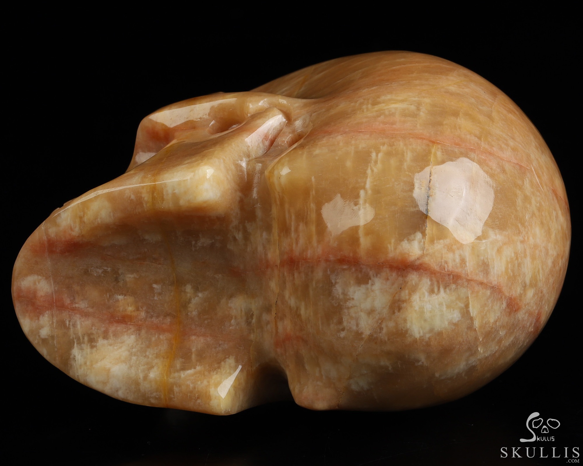 3.5" Sunstone Hand Carved Crystal Skull, Realistic, Crystal Healing 3.5" Sunstone Hand Carved Crystal Skull, Realistic, Crystal Healing